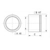 High wear Slide bearing [103-3] (103134019247)