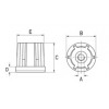 Heavy duty round threaded insert [280-1] (280050222016)