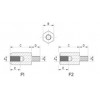 Hexagonal M/F Spacer [305] (305252059902)