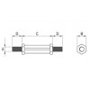 Hexagonal M/M Spacer [313] (313400959902)