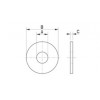 Large flat  washer DIN 9021 metal [347-m] (347010041553)