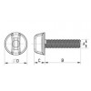 Wing screw [429] (429024000002)